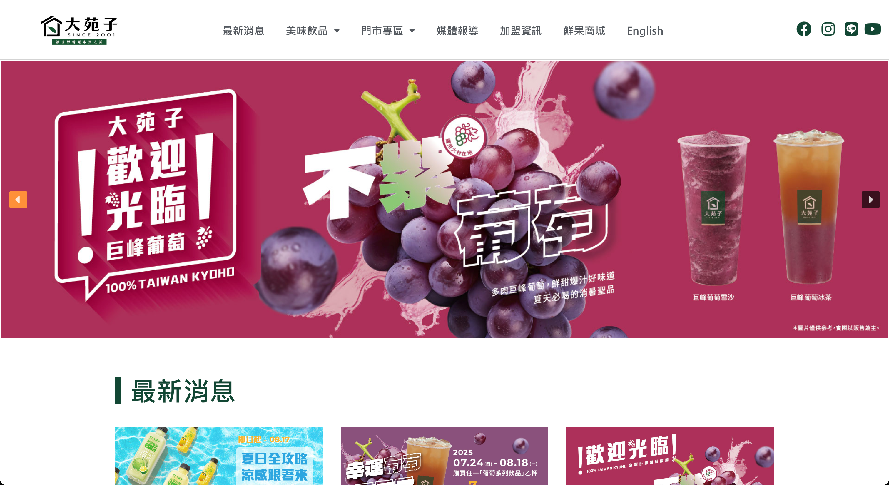 大苑子網站截圖